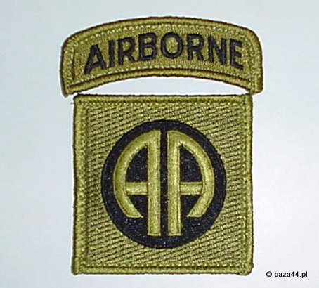 82nd Airborne Division + łuczek AIRBORNE - MULTICAM - velcro