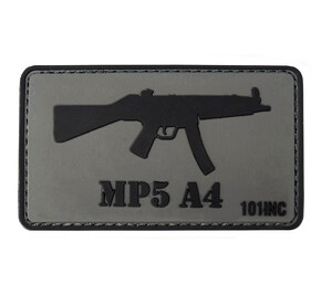 Naszywka PVC 3D rzep - MP5 A4